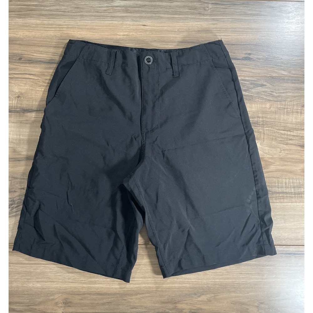 Volcom Shorts Surf & Turf‎ Mens 30 x 10 Hybrid Black Polyester Stretch Zip Fly